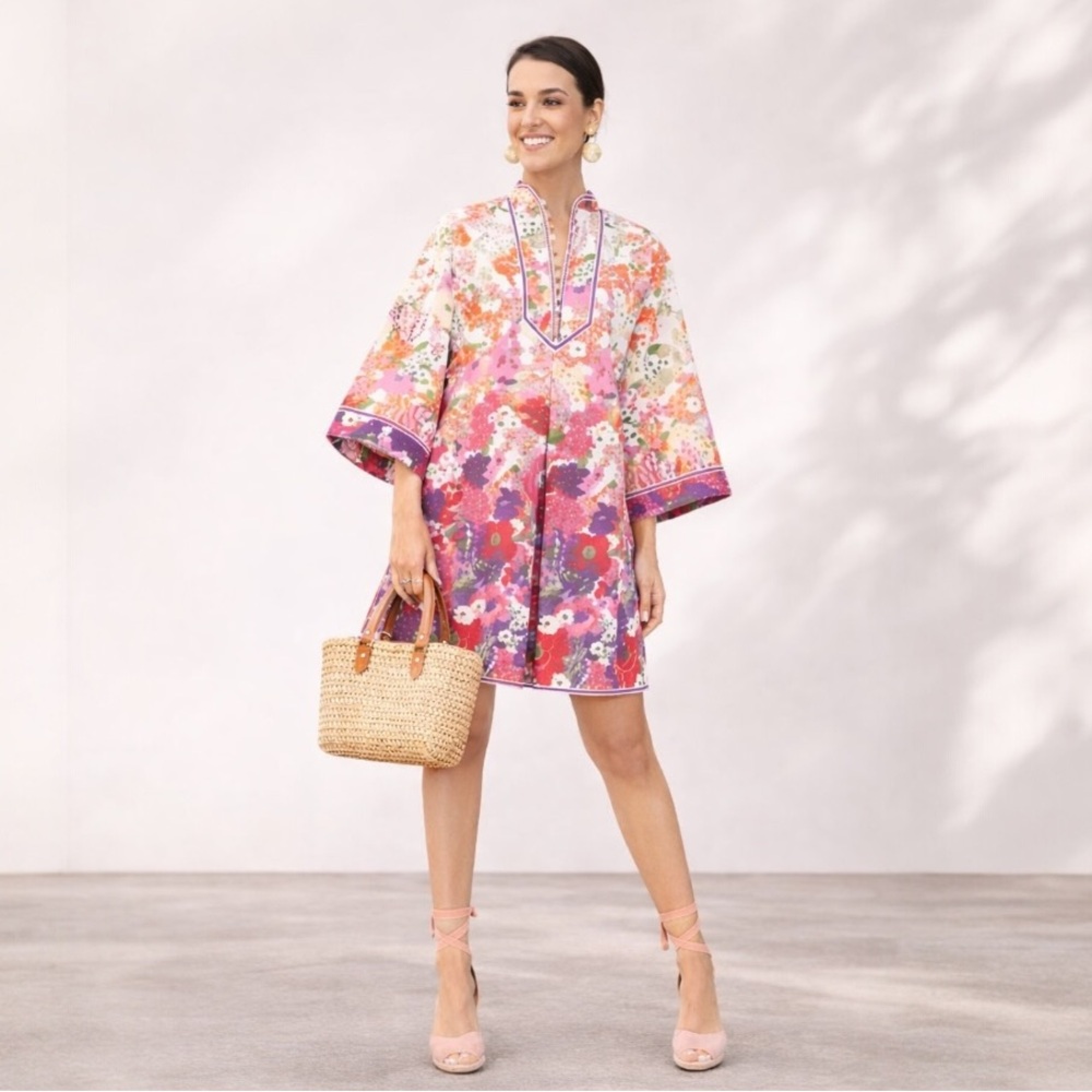 Tuckernuck Pink Floral Mini Dress